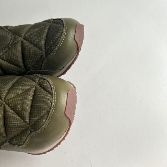 Men’s New Teva Olive Green Canvas Leather Rubber Outsole Sneakers Mules Size 10 - Picture 10 of 14
